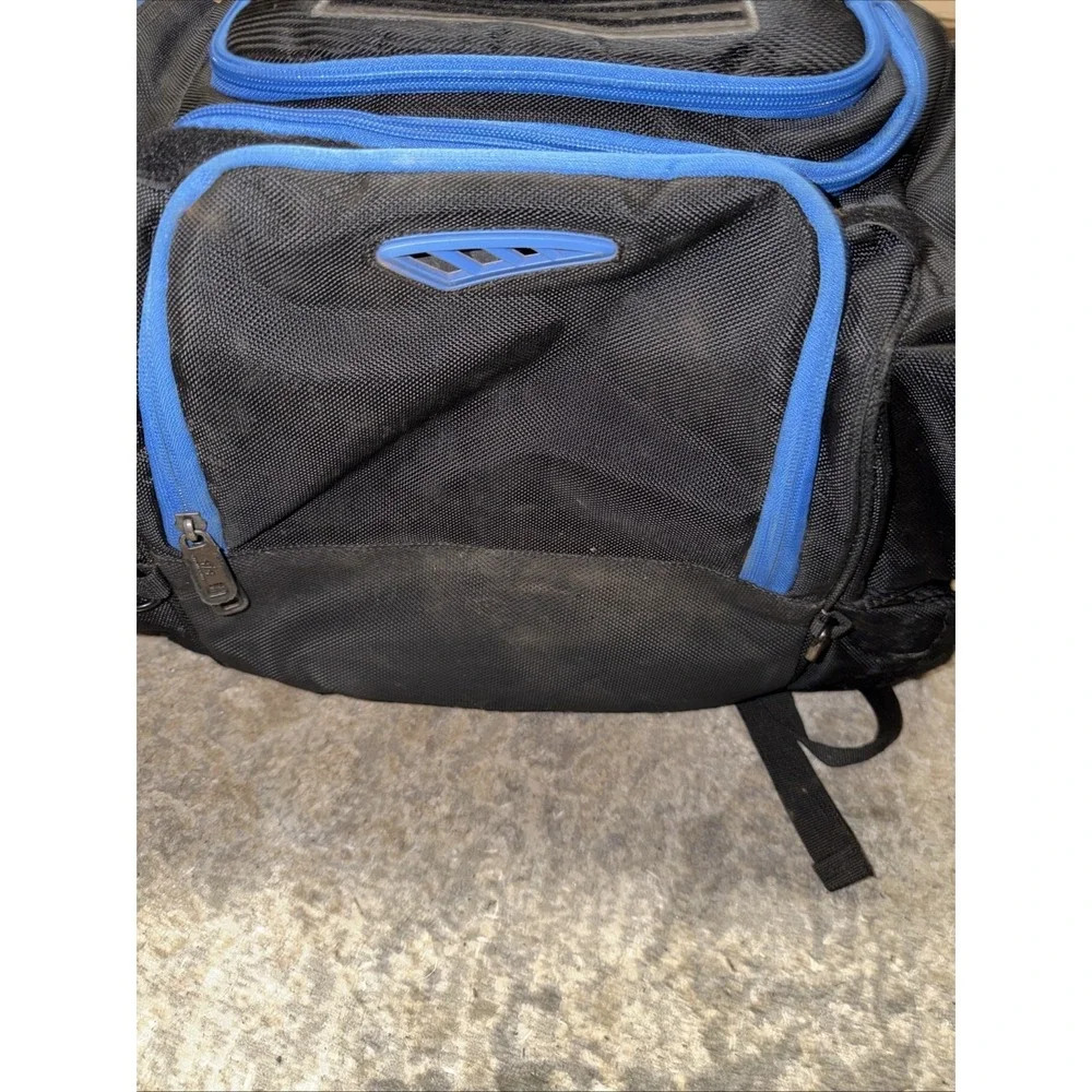 Smash It Sports SIS Equipment Bag Softball Baseball Travel Gear Black/Blue